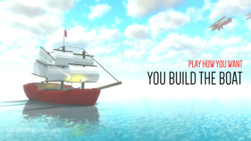 Whatever Floats your Boat cover image depicting a constructed boat on water with a plane